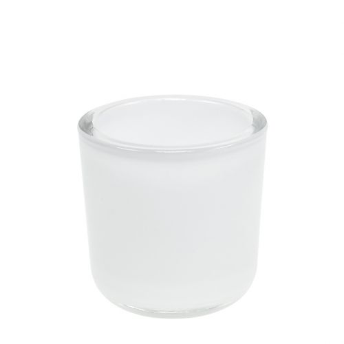 Produkt Garnek szklany Ø7,8cm W8cm biały