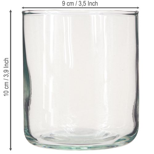 Produkt Wazon szklany, wazon na kwiaty, wazon dekoracyjny bezbarwny Ø9cm H10cm