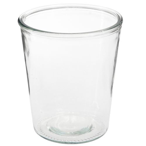 Produkt Wazon szklany Wazon stożkowy Donica szklana Ø14cm W16cm 2szt