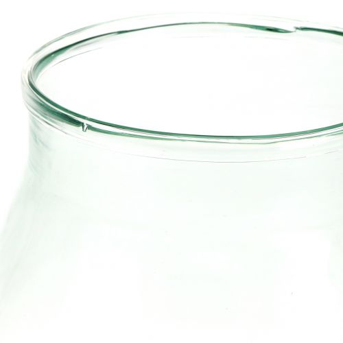 Floristik24 Deco Szklany wazon na kwiaty Ø21cm H23cm