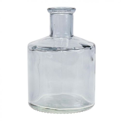 Szklany wazon apteczny butelki dekoracyjne szklany wazon dekoracyjny przyciemniany Ø7cm 6 sztuk