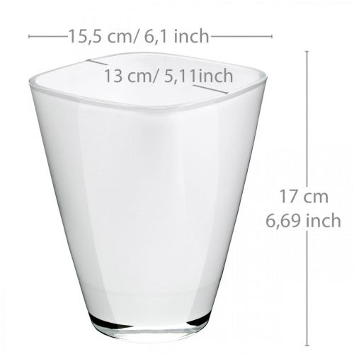 Produkt Sadzarka do orchidei białe szkło W17cm S13cm