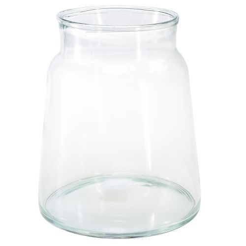 Produkt Wazon szklany Stożkowy wazon na kwiaty duża szklana dekoracja W23cm Ø19cm