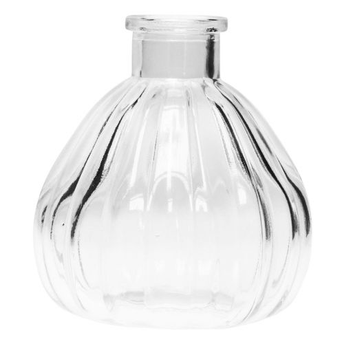 Produkt Wazony szklane mini wazony szklane bulwiaste przezroczyste 8,5x9,5cm 6 szt