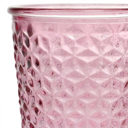 Floristik24 Kieliszek na świecę, puchar, lampion, dekoracja szklana Ø10cm H18,5cm