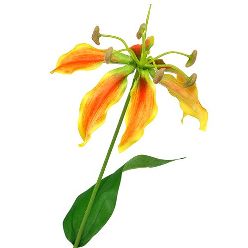 Produkt Gałąź Gloriosa pomarańczowo-żółta 90cm 1szt