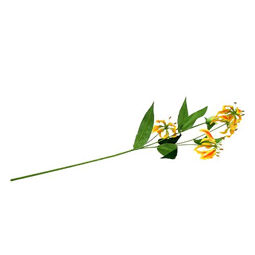 Floristik24 Gałąź Gloriosa pomarańczowo-żółta 90cm 1szt