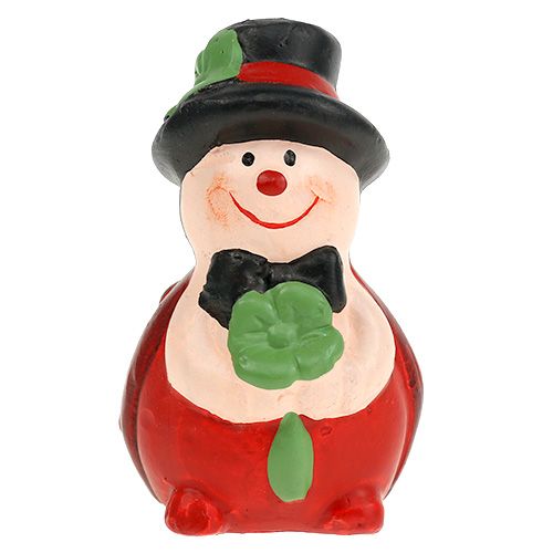 Floristik24 Chrząszcz ceramiczny Lucky charm 6cm czerwony 12szt