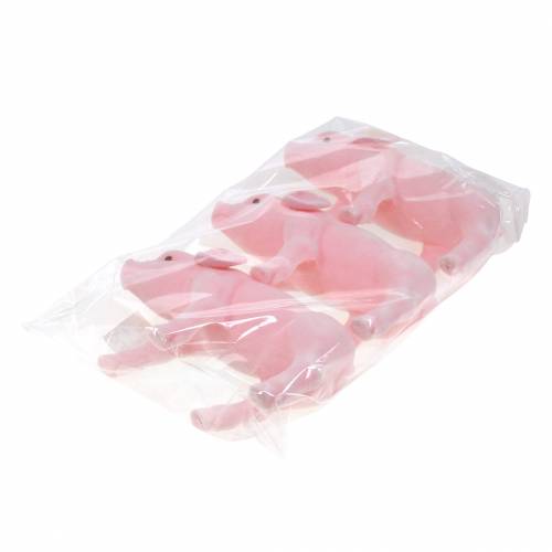 Produkt Świnka Lucky różowa flokowana 20cm 3szt.