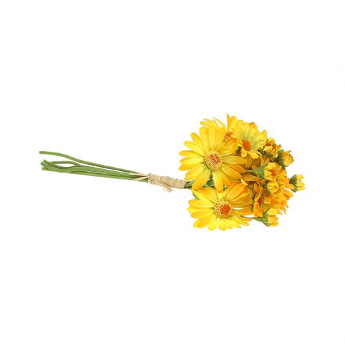 Floristik24 Stokrotki w Bukiecie Żółte 33cm 6szt