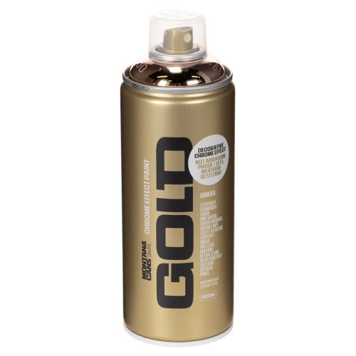 Farba w sprayu z efektem miedzi i chromu do projektów kreatywnych, Montana, 400 ml