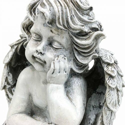 Produkt Grabengel Anioł Szary Nagrobek Figurka Dekoracja grobu 24cm