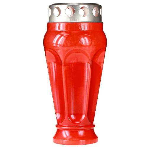 Produkt Znicze czerwone świece grobowe czas palenia 18h Ø9cm H19cm 4 szt