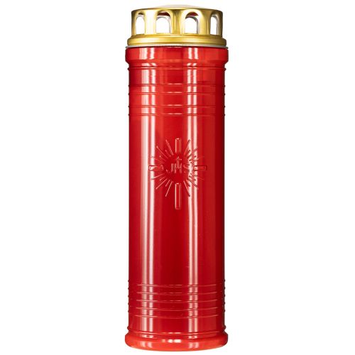 Produkt Znicze czerwone Ø7,5cm H24,5cm 1 sztuka