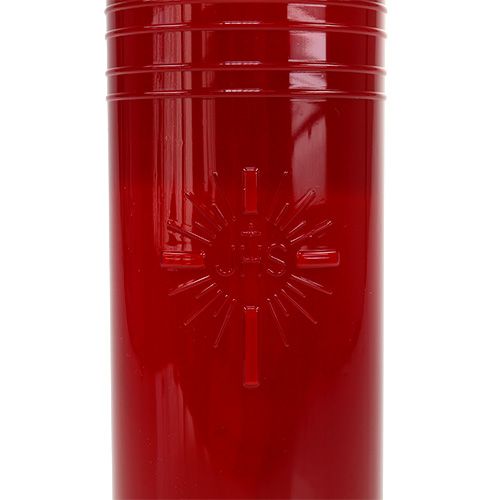 Produkt Znicze nagrobne czerwone Ø7,5 cm W24,5 cm 1 szt