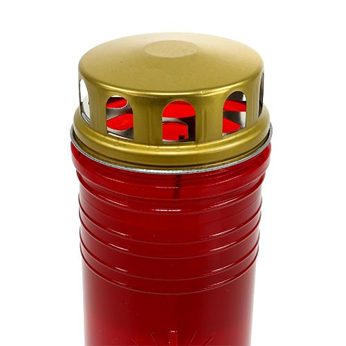Produkt Znicze nagrobne czerwone Ø7,5 cm W24,5 cm 1 szt