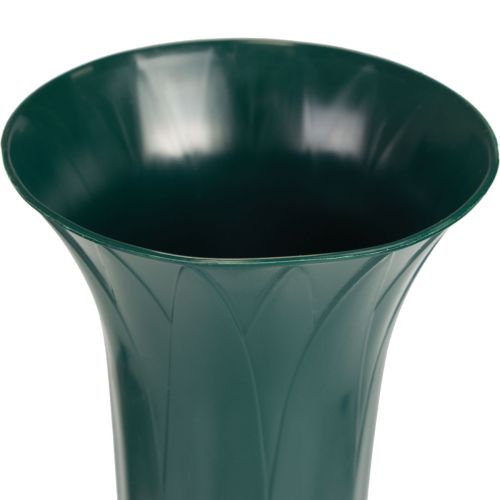 Produkt Wazon nagrobny ciemnozielony 36cm 5szt