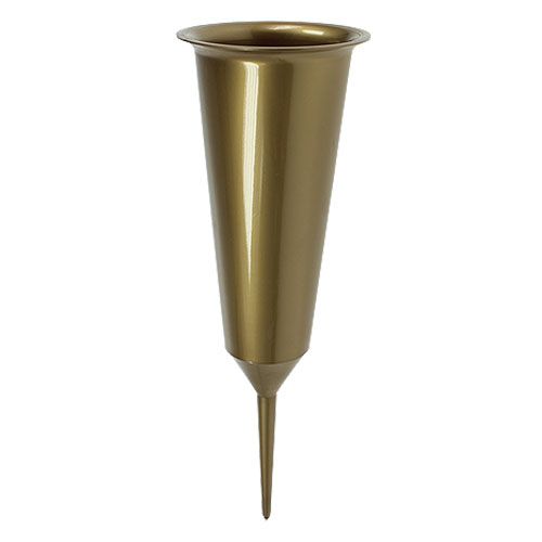 Wazon nagrobny złoty 33cm