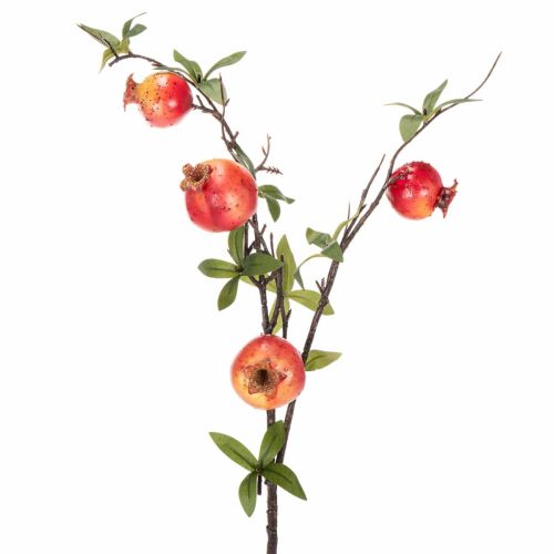 Sztuczna gałązka granatu jako gałązka owocowa do dekoracji stołu, 68 cm