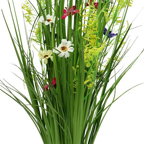 Floristik24 Kiść trawy z kwiatami 73cm