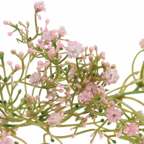 Floristik24 Girlanda baby's breath różowa 180cm