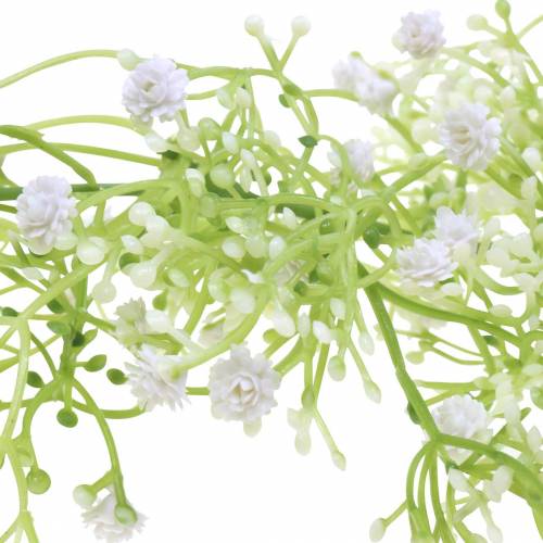 Floristik24 Girlanda Gypsophila Biała 180cm