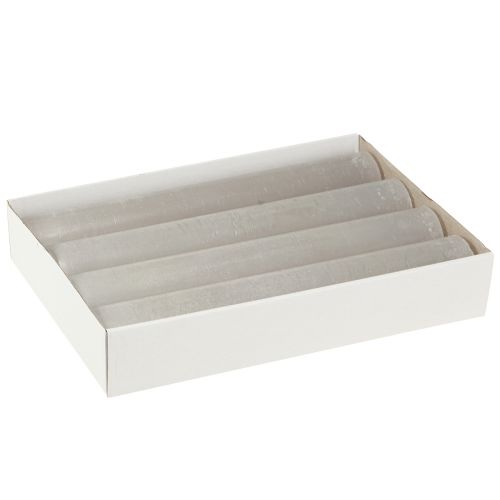 Produkt Świece kijowe duże jasnoszare jednokolorowe 50x300mm 4 szt