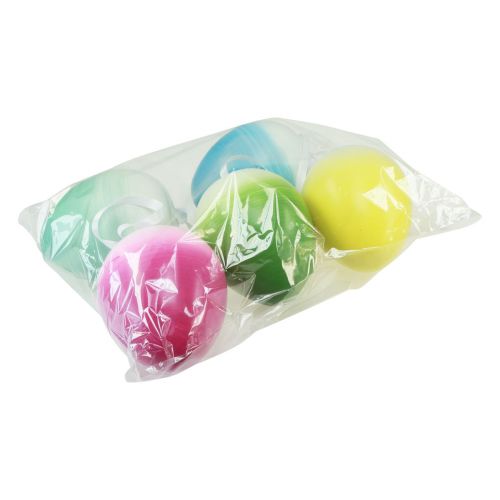 Floristik24 Duże pisanki wiszące plastikowe jajka pastelowe kolory 15cm 5 szt