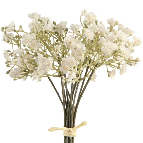 Gipsówka sztuczna gipsówka w pęczku biała 23cm 12szt