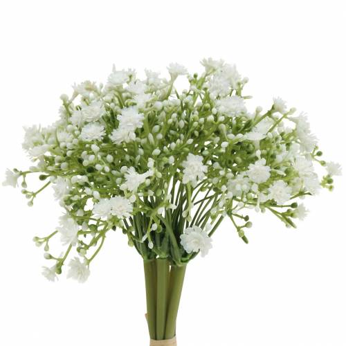 Gypsophila sztuczna łyszczec w pęczku biała W28cm 6szt