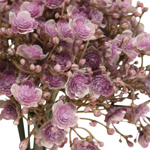 Floristik24 Gypsophila sztuczna fioletowa dekoracja jesienna 29,5cm 18szt