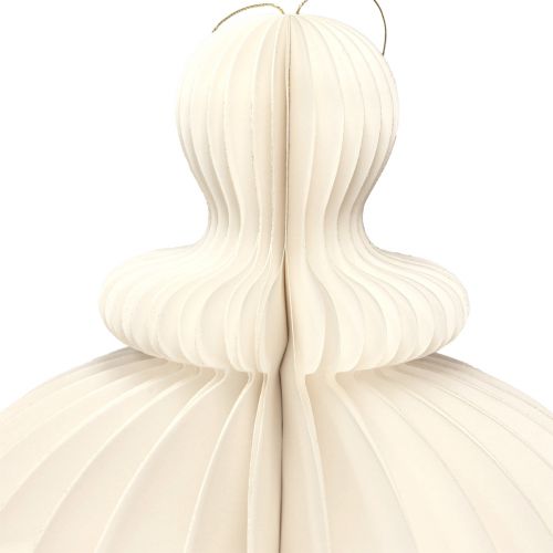 Produkt Dekoracja wisząca Ozdoba świąteczna papierowa biała srebrna W80cm