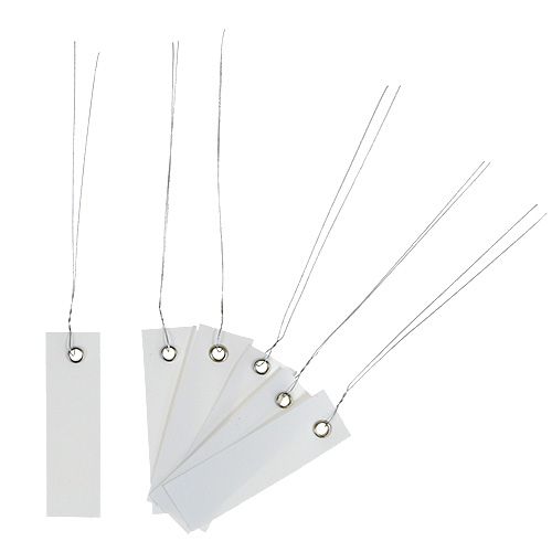 Etykiety wiszące białe 18mm x 60mm 250 szt