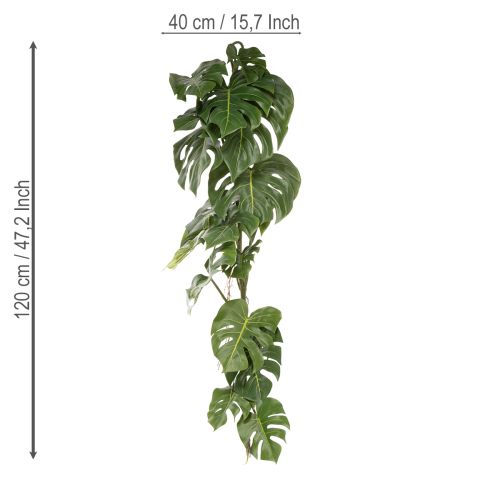 Produkt Sztuczna Monstera z dużymi liśćmi, stylowy akcent w salonie 120 cm