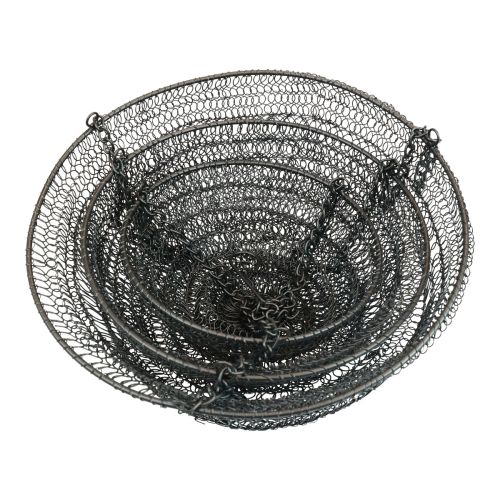 Produkt Wiszący kosz 3-poziomowy kosz druciany do zawieszenia Ø30,5cm W100cm
