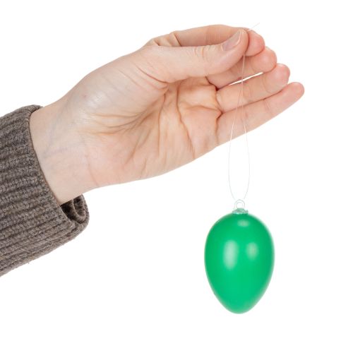 Produkt Ozdoby wielkanocne w kształcie jajek do wiosennej dekoracji domu lub ogrodu. Kolorowe elementy dekoracyjne, 6 cm, 24 sztuki.