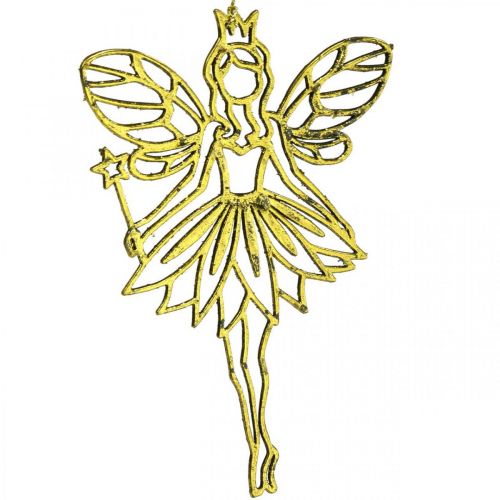 Produkt Wisiorek ozdoby choinkowe elf wróżki złoty W15cm 16szt