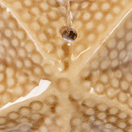 Produkt Ceramiczna dekoracja w kształcie rozgwiazdy do zawieszenia, w morskim stylu, letnia ozdoba do domu, 12 cm, 2 sztuki