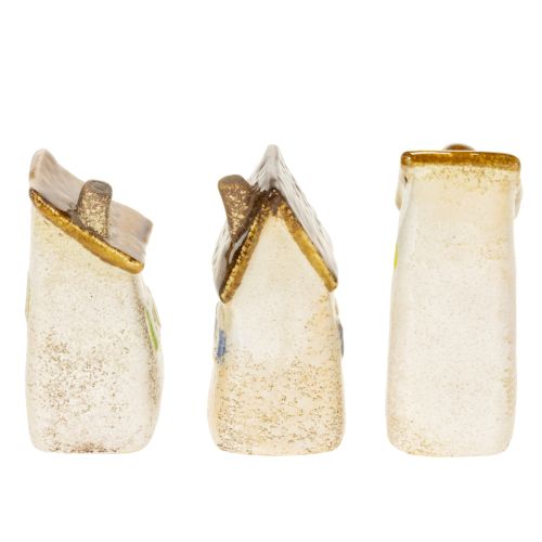 Produkt Ceramiczna dekoracja do wnętrz i doniczek. Idealna na prezent. 10 cm, 3 sztuki.