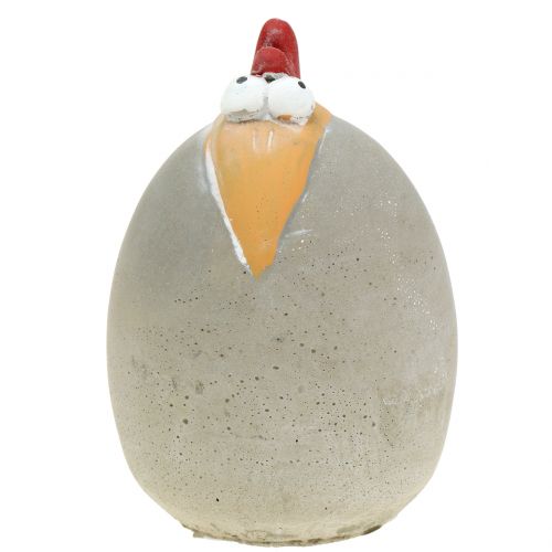 Floristik24 Figura dekoracyjna kogut beton 12cm 3szt.