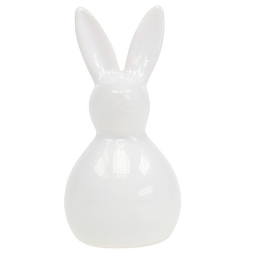 Królik ceramiczny biały 7,5cm 6szt | Floristik24.pl