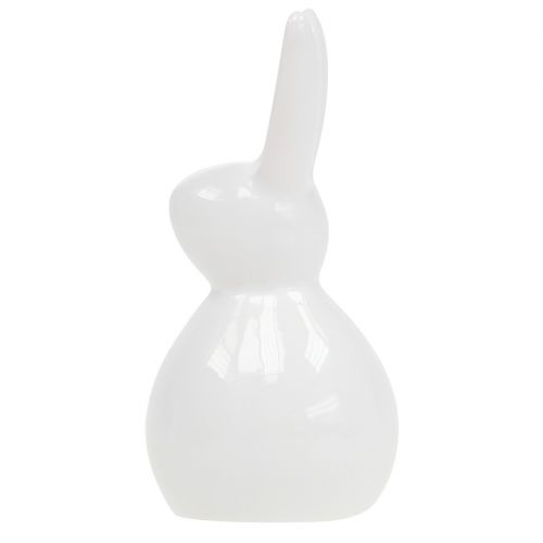 Królik ceramiczny biały 7,5cm 6szt | Floristik24.pl