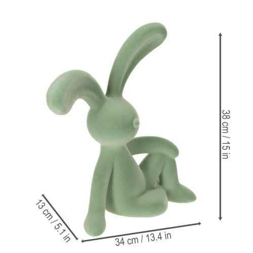 Produkt Dekoracyjna figurka królika, słodka figurka, która doda wiosennego klimatu każdemu pomieszczeniu, 38 cm