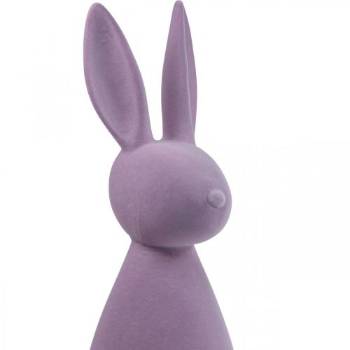 Produkt Deco Bunny Deco Easter Bunny Flokowany Liliowy Fioletowy W69cm