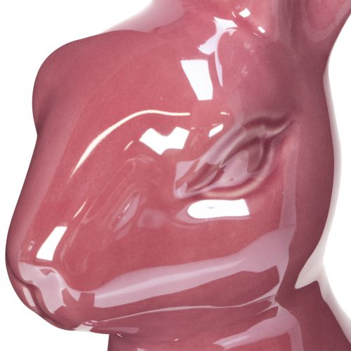 Produkt Wielkanocna ozdoba zając ceramiczna błyszcząca figurka na Wielkanoc i wiosnę 37cm