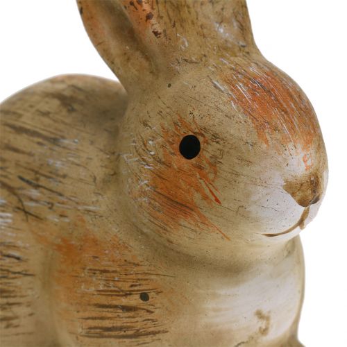 Floristik24 Królik ceramiczny natura 7cm x 8cm 6szt.