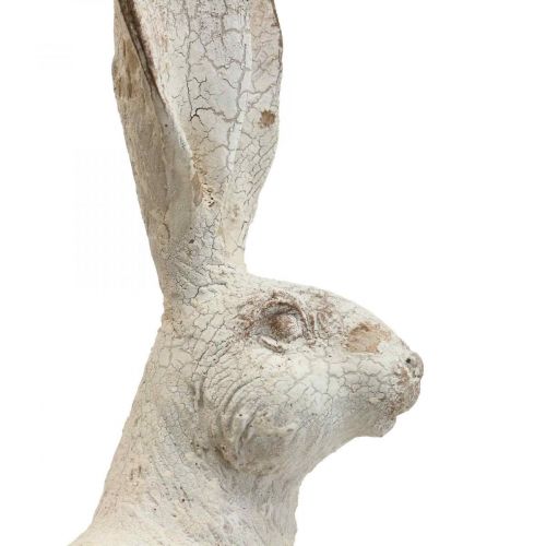 Floristik24 Dekoracyjny króliczek siedzący shabby chic wiosenna dekoracja W25cm 2szt