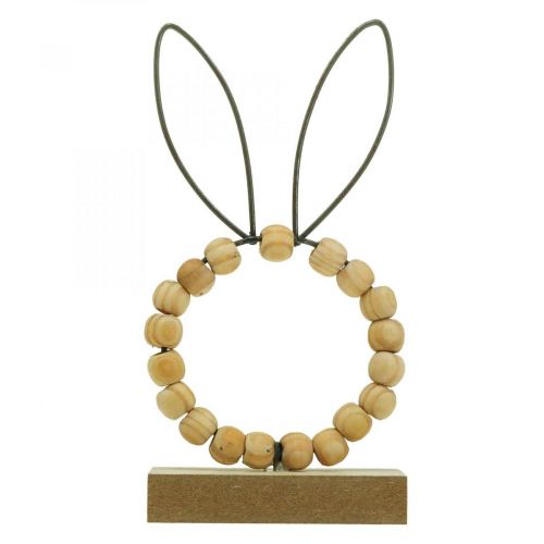 Produkt Dekoracja Króliczka Dekoracja Stołu Wielkanocnego Drewniane Koraliki Dekoracja Rdza Ø6.5cm 6 Szt