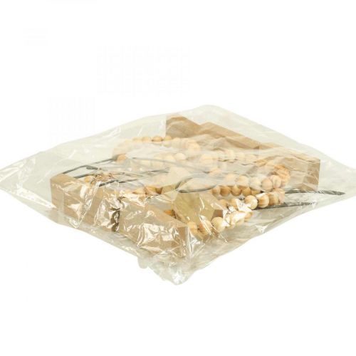 Produkt Dekoracja Króliczka Dekoracja Stołu Wielkanocnego Drewniane Koraliki Dekoracja Rdza Ø6.5cm 6 Szt