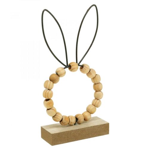 Produkt Dekoracja Króliczka Dekoracja Stołu Wielkanocnego Drewniane Koraliki Dekoracja Rdza Ø6.5cm 6 Szt